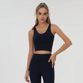 Women Yoga Vest Workout Pilates Activewear Tops Running Gym Pretty Workout Clothes Sports Bras Active Wear Female Camisole Bra Khamik Shop Online