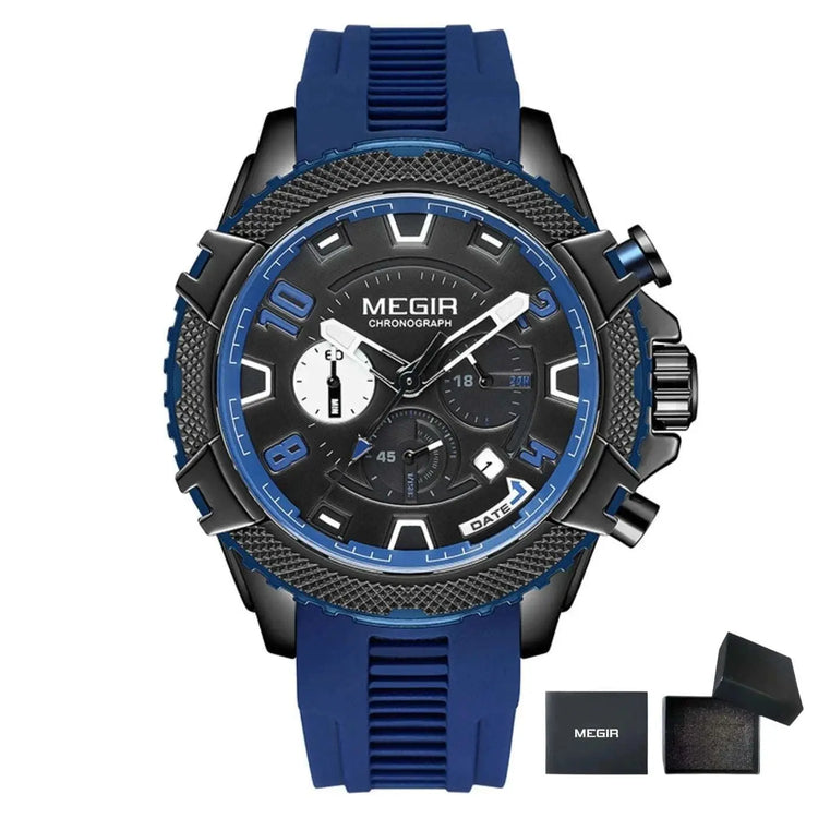 MEGIR 48MM Dial Chronograph Men&