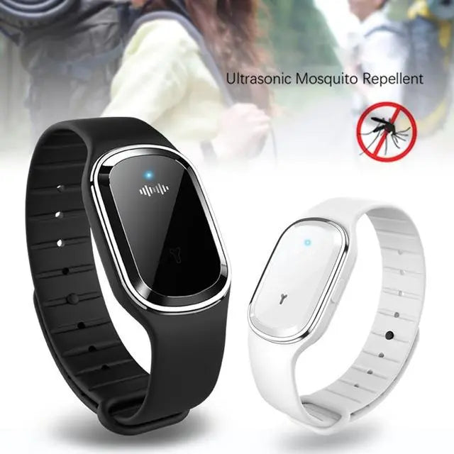 Super Shield Mosquito Repellent Watch Band Ultrasonic And Electronic Salmon Lucky