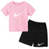 Summer Brand White T-shirt+Shorts Two-piece Set Kids New Clothing Fashion Letter Boy Girl3-13Yrs Sports Short-sleeved Casual Set Khamik Shop Online