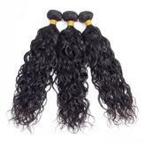 10A Grade 3/4 Water Wave Human Hair bundles with  4x4 Closures & 13x4 Cerise Alfie
