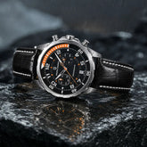 PAGANI DESIGN Classic Leather Men Watch Japan VK64 Movement Quartz Wristwatch Top Brand Sports Waterproof Watches for Men&