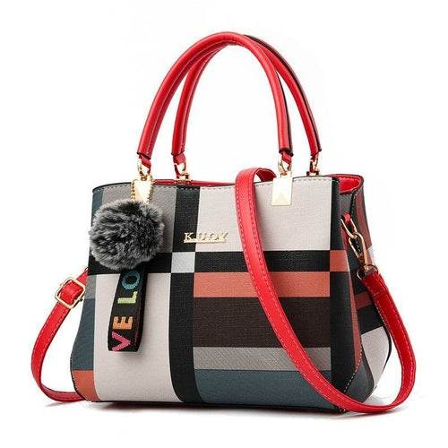One-shoulder Fashion Leather Messenger Bag For Women Maroon Asteria