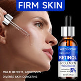 Retinol Wrinkle Remover Facial Serum Set Instant Firming Lift Anti-Aging Cream Fade Fine Lines Whitening Moisturizing Skin Care Khamik Shop Online