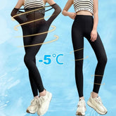 High Elasticity Shark Skin Leggings for Women Summer Ultra Thin Breathable Quick Dry Control Butt Lifting for Gym Khamik Shop Online