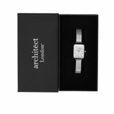 Ladies Architēct Lille - Cloud Silver - Modern Font Engraving Fuchsia Prometheus