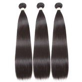 BeuMax 10A Grade 3/4 Straight Hair Bundles with 2x6 Closure Brazilian Cerise Alfie