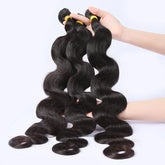 BeuMax 10A Grade 3/4 Body Wave Bundles with 2x6 Closure Brazilian Hair Cerise Alfie