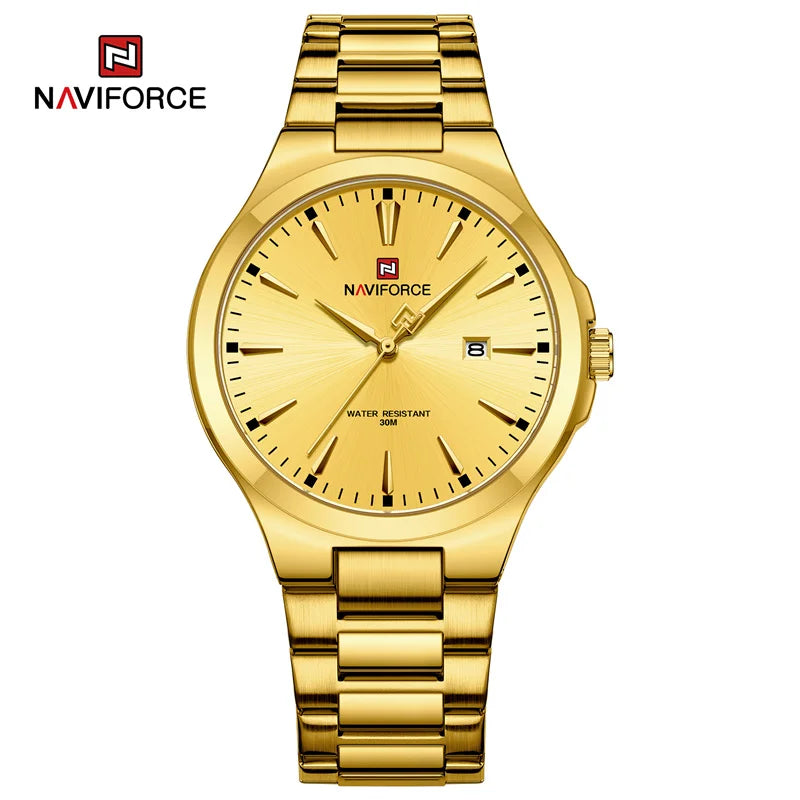 Original Design Fashion Men'S Watches Stainless Steel Simple Calendar Male Waterproof Wristwatches Relogio Masculino