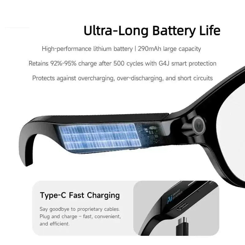 Xiaomi AI Vision Glasses 8K HD Cam LED Lamp Interpreting Chat Conference Footage Capture Outdoor Activity Shades 2026 Fresh Khamik Shop Online