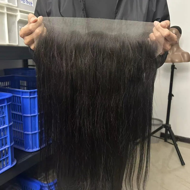 Human Hair 13x6 Lace Frontal Pre Plucked with Baby Hair 150% Density 10-22&