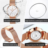 OLEVS Woman Watch 5869 Elegant Fashion Quartz Wristwatch Waterproof Date Watches For Woman Set Bracelet Watch Box Gifts Original Khamik Shop Online
