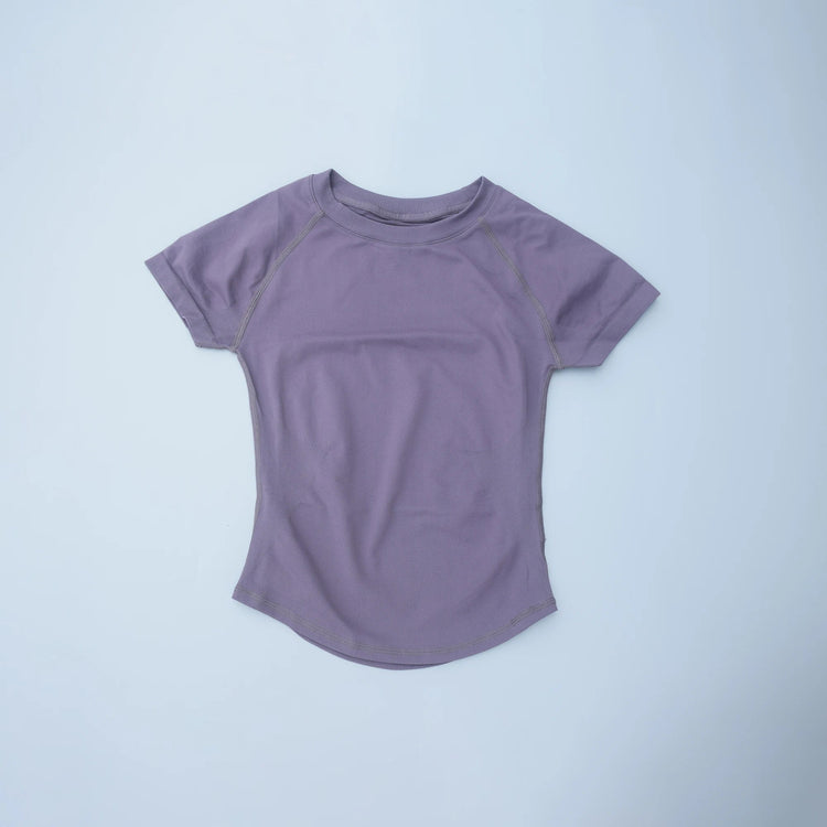 AURA SHARK Women Seamless Yoga Shirt Short Sleeve Gym Top Workout Running Tee Fitness Activewear Athletic Vest Khamik Shop Online
