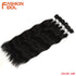 FASHION IDOL Water Wave Hair Bundles Synthetic Hair Extensions Ombre Blonde Hair Weave Bundles 6pcs 20" High Temperature Fiber Khamik Shop Online