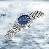 LIGE Fashion Luxury Quartz Woman Watch Elegant Classic Simple Dial Waterproof Stainless Ladies Watches for Women Reloj Mujer+Box Khamik Shop Online