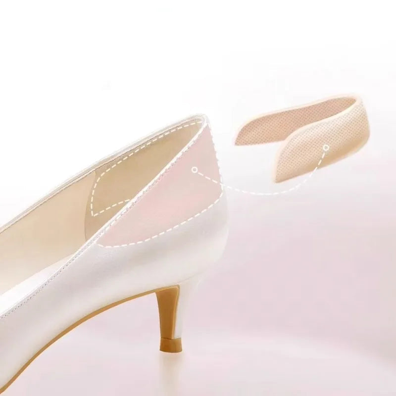 2026 New Luxury Designer White Satin Wedding Bridal Shoes Pearl High Heels Daily Fashion High Heels Khamik Shop Online