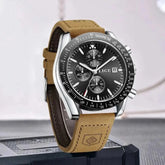 LIGE Retro Fashion Outdoor Quartz Man Watch Military Classic Clocks Casual Sports Leather Belt Waterproof Auto Date Watches Male Khamik Shop Online
