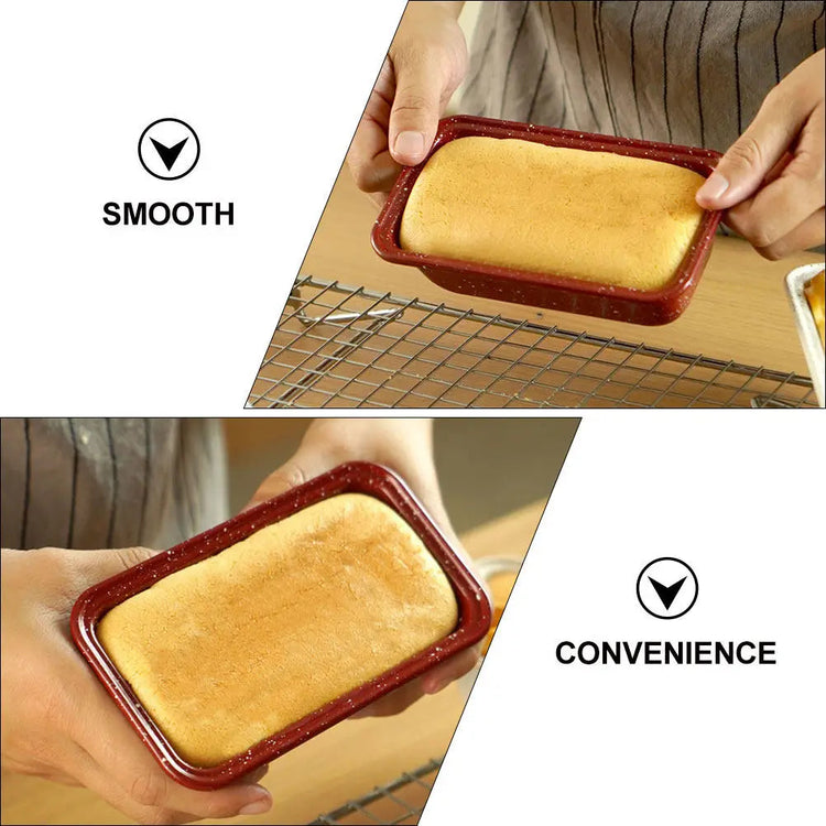 Carbon Steel Loaf Pan Nonstick Bread Baking Mold Rectangular Toast Pan for Oven Baking Quick Release Smooth Edges Kitchen Gadget Khamik Shop Online