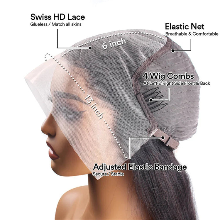 36 Inch Deep Wave P4/27 Highlight Ombre 13x6 13x4 HD Transparent Lace Front Wigs Curly Lace Frontal Wigs for Women Pre Plucked Khamik Shop Online