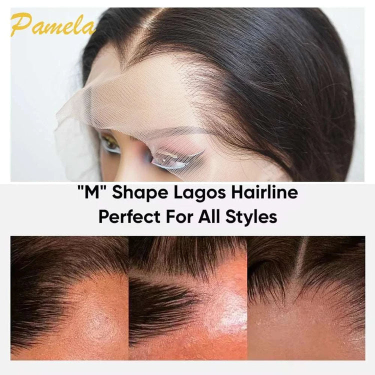 Lagos Hairline Ombre Colored Curly 100% Human Hair Wigs Brazilian Hair 13x6 Transparent Lace Frontal Wigs On Clearance Sale Khamik Shop Online
