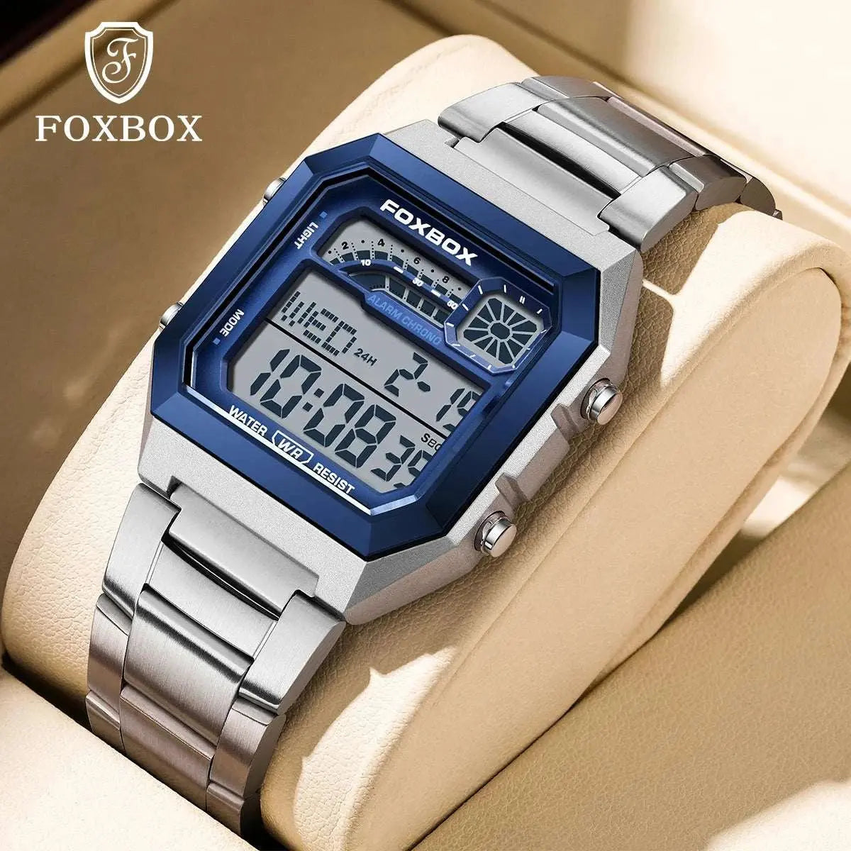 FOXBOX Fashion Luxury Digital Man Watch Casual Sports Date Waterproof Luminous Watches for Men Movement Electronic Watches Male Khamik Shop Online