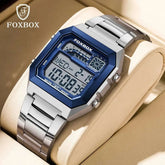 FOXBOX Fashion Luxury Digital Man Watch Casual Sports Date Waterproof Luminous Watches for Men Movement Electronic Watches Male Khamik Shop Online