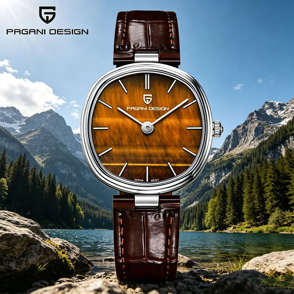 PAGANI DESIGN 2026 New Quartz Watch Top Brand Waterproof Watch Sapphire Glass Classic Leather 32mm Women Wristwatch Gift Watches Khamik Shop Online