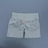 AURA SHARK Shorts 4.5" Women Fitness Sports Biker Shorts Low Ribbed Band Gym Workout Scrunch Butt Yoga Seamless Leggings Khamik Shop Online