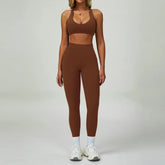 2-3PCS Yoga Suit Women Tracksuit Sports Bra High Waist Leggings Shorts Outfit Gym Set Fitness Push Up Workout Clothes Sportswear Khamik Shop Online