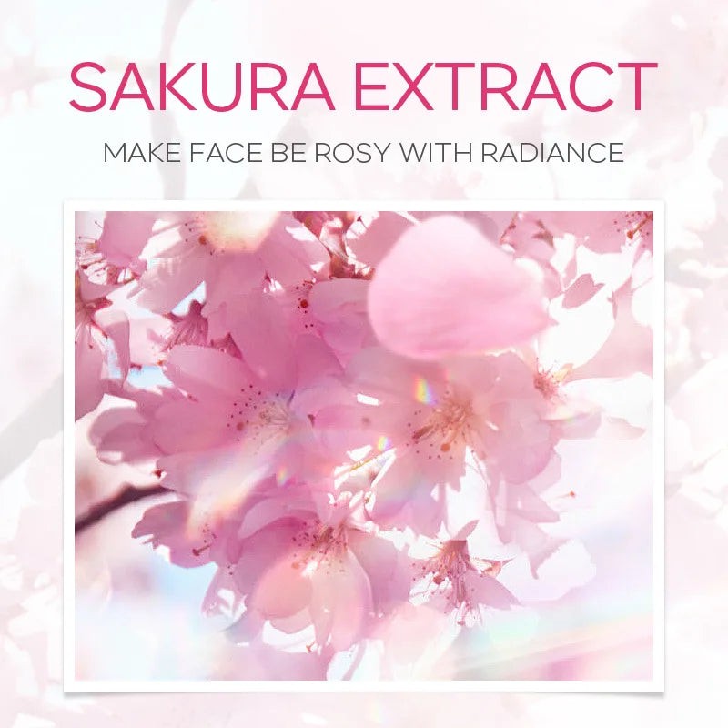 Japan Sakura Facial Cleaner Korean Face Serum Exfoliating Peeling Gel Moisturize Toner Eye Cream Sunscreen Cosmetic SkinCare Set Khamik Shop Online