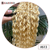 Water Wave Tape in Human Hair Extension Brazilian Hair Skin Weft Tape in Curly Human Hair 20 Pcs/Set Black Brown Blonde Color Khamik Shop Online