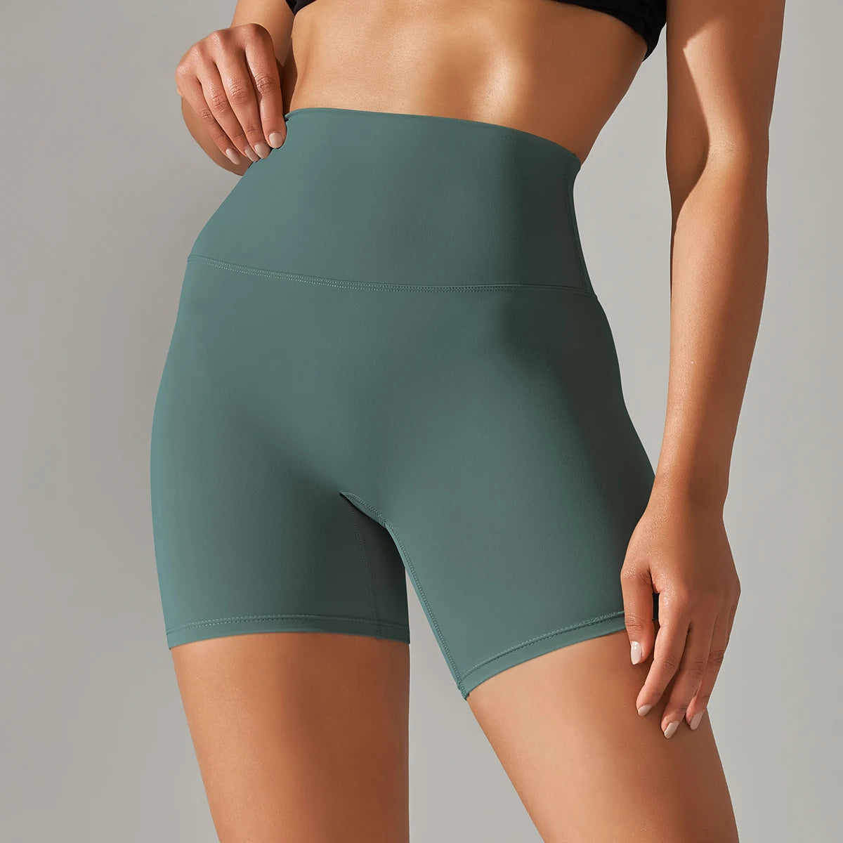 Yoga Shorts Women Fitness Shorts Running Cycling Shorts Breathable Sports Leggings High Waist Summer Workout Gym Shorts Khamik Shop Online
