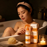 OceAura Peel Shot Kojic Acid Turmeric Spray Moisturizing Skin Brightening AHA PHA Nicotinamide Scrub Body Exfoliant Spray 100ml Khamik Shop Online