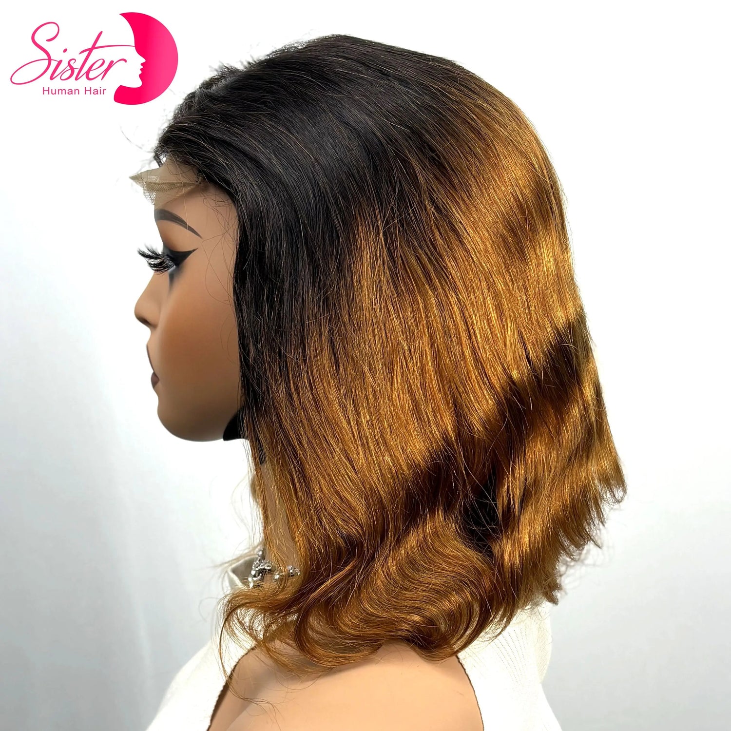 250% Density Colored Body Wave Human Hair Wigs 12inch 12A 100% Human Hair 4x4 Transparent Lace Closure Wavy Hair Wigs for Women Khamik Shop Online