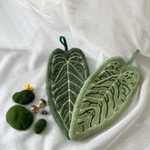 1PC Hot Plant Hand Towel Cleaning Towel Absorbent Handkerchief Hanging Thickened Kitchen Towel Bathroom Kitchen Accessories Khamik Shop Online