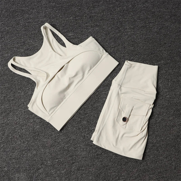 Fitness Shorts Yoga Sets Women&