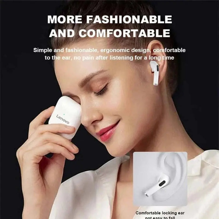 Original Lenovo Pro4 TWS Wireless Earphone Bluetooth Headset HiFi Noise Reduction Earbuds Waterproof Game Sports Mic Headphone Khamik Shop Online