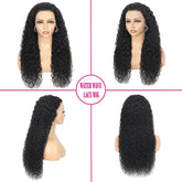 100% Brazilian Human Hair 13x6 Water Wave HD Lace Front Wig 180% Density Glueless Pre Plucked Deep Curly 5x5 HD Lace Closure Wig Khamik Shop Online