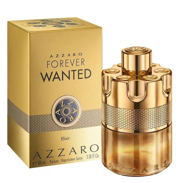Azzaro The Most Wanted Eau de Parfum Intense, Black-gold Gun Design, Tobacco Amber Woody Fragrance, Maximum Longevity Seductive Scent, Luxury Mens Cologne for Date Night Khamik Shop Online
