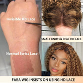 Highlight Honey Blonde Wear And Go Glueless Bob Wig Human Hair Curly Deep Wave Ombre Brown 5X5 Hd Lace Closure Wig 250 Density Khamik Shop Online