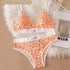 Women Push-Up Bra And Panties Set V-neck Non-wire Bra Low Waist Briefs Female Sexy Lingerie Cotton Leopard Print Underwear Set Khamik Shop Online