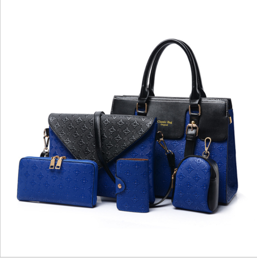High Quality Luxury Leather Handbags Set For Women Maroon Asteria