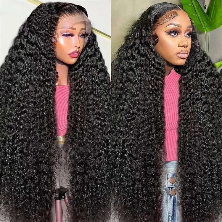 30 36 Inch Loose Deep Wave Human Hair Wig 300% Density 13x4 13x6 Hd Transparent Lace Front Wig Curly Glueless Lace Wig For Women Khamik Shop Online