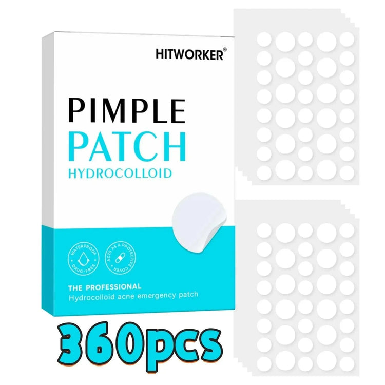 144/360/720pcs Hydrocolloid Acne Pimple Patches for Face, Effective Blemish Spot Treatment, Invisible & Skin-Friendly Khamik Shop Online