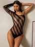 For Sexy Bold Body Underwear Fishing Net Transparent Body Suit Girl Slim Lingerie 2025 New Fashion Female Tights Outfits Khamik Shop Online