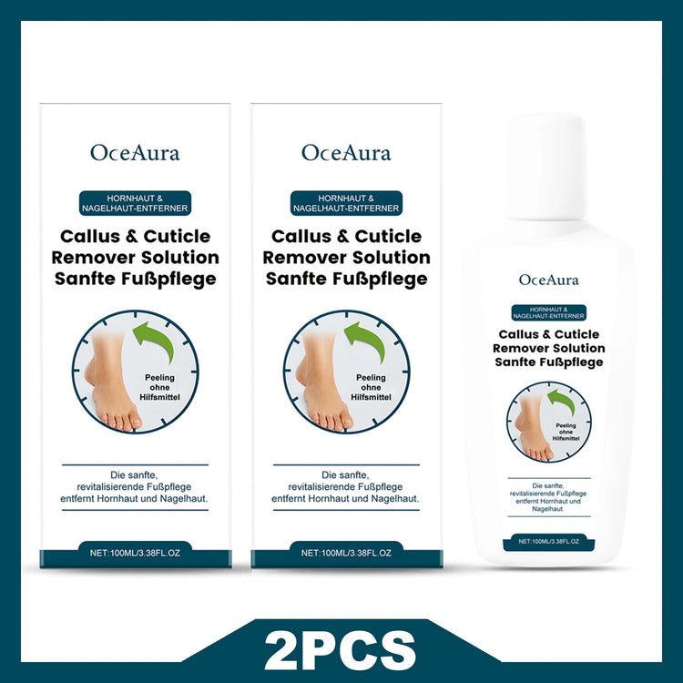 OCEAURA 100ml Foot Cuticles Remover Solution No Tools Required Gentle Non-irritating Removes Foot Cuticles Callus Restore Smooth Khamik Shop Online