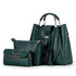 Three-Piece Fashion Casual Messenger Bag For Women Maroon Asteria