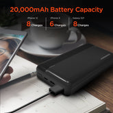 HyperGear 20000mAh 20W PD + USB Power Bank Sky Iapetus