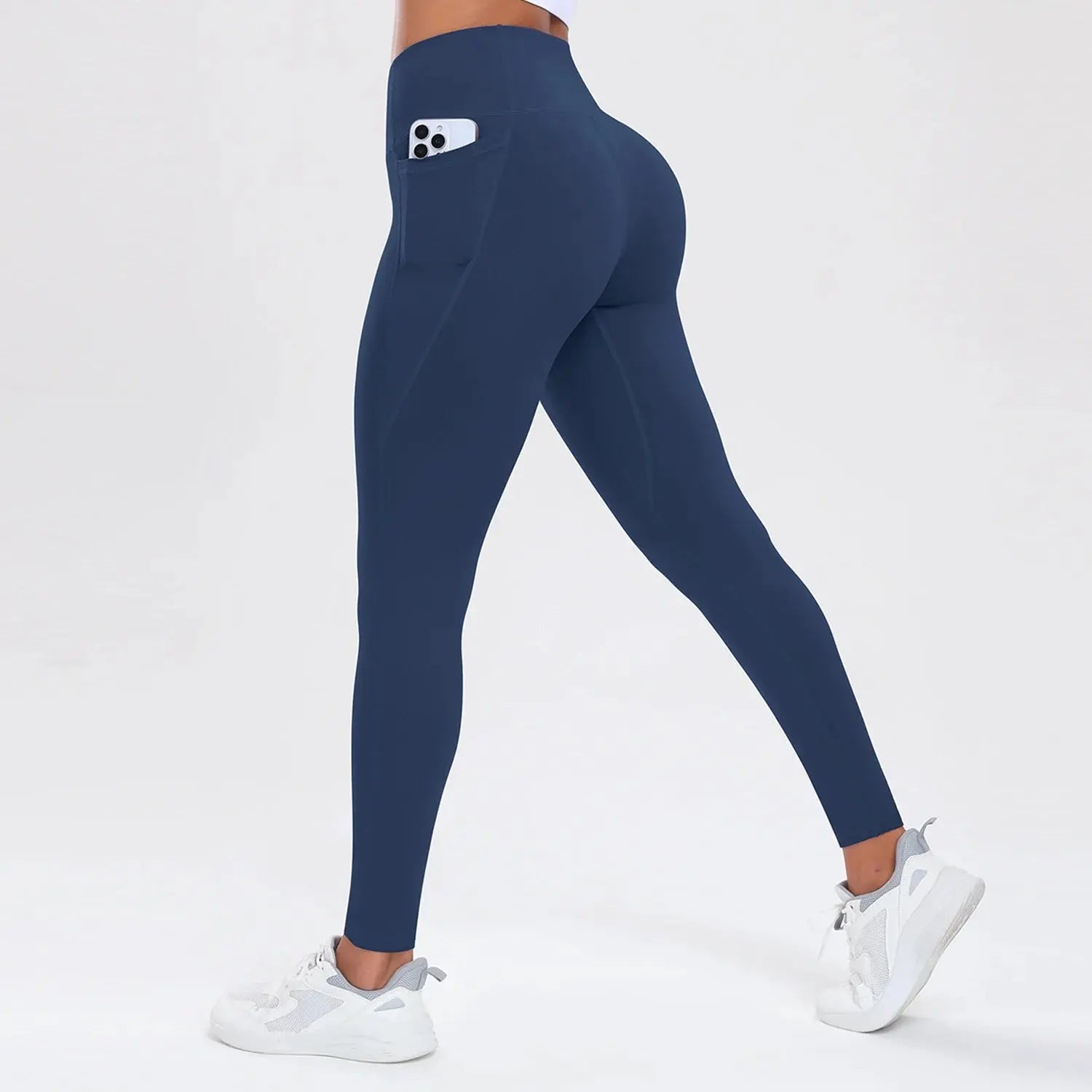Women Yoga Pants with Pockets Butt Lifting Tummy Control Sports Leggings High Waist Fitness Tights Gym Clothing Sportswer Khamik Shop Online