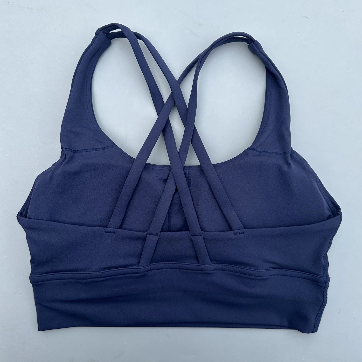 Solid Color Soft Cross Back Women Fitness Bra Tights Yoga Vest High Strength Shockproof Gym Sports Top Push Up With Chest Pad Khamik Shop Online